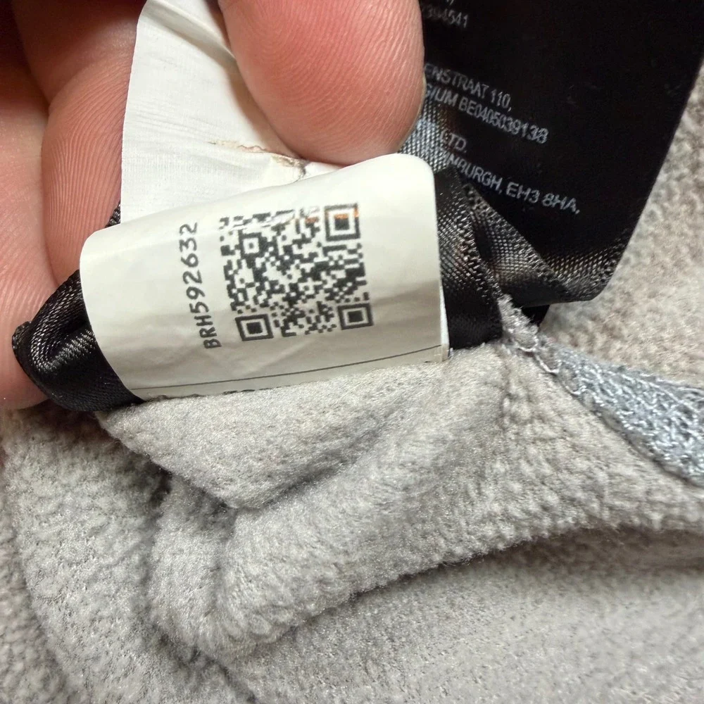 The North Face Mens Canyonlands Full Zip Fleece Jacket Grey Heather Large L